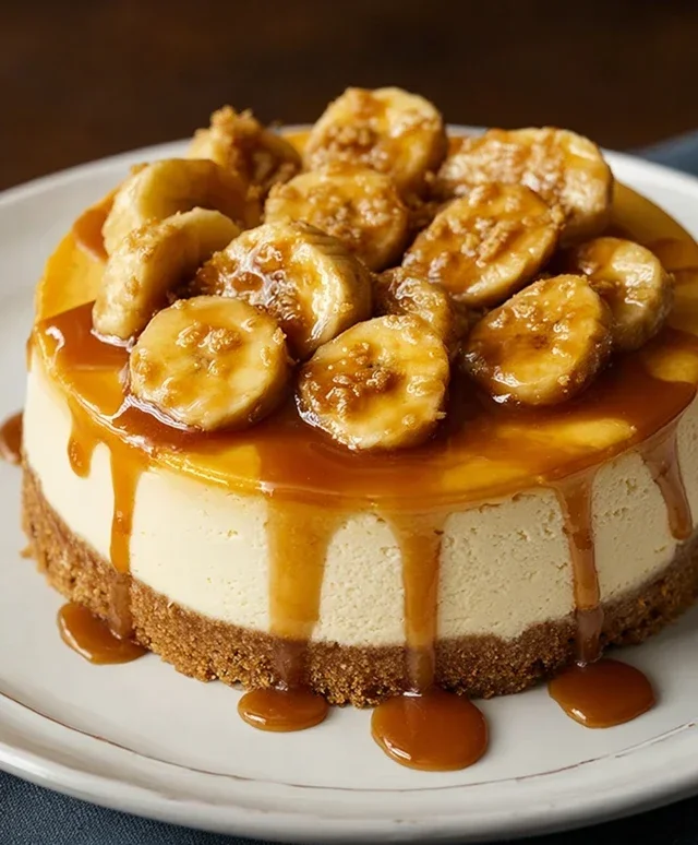Bananas Foster Cheesecake