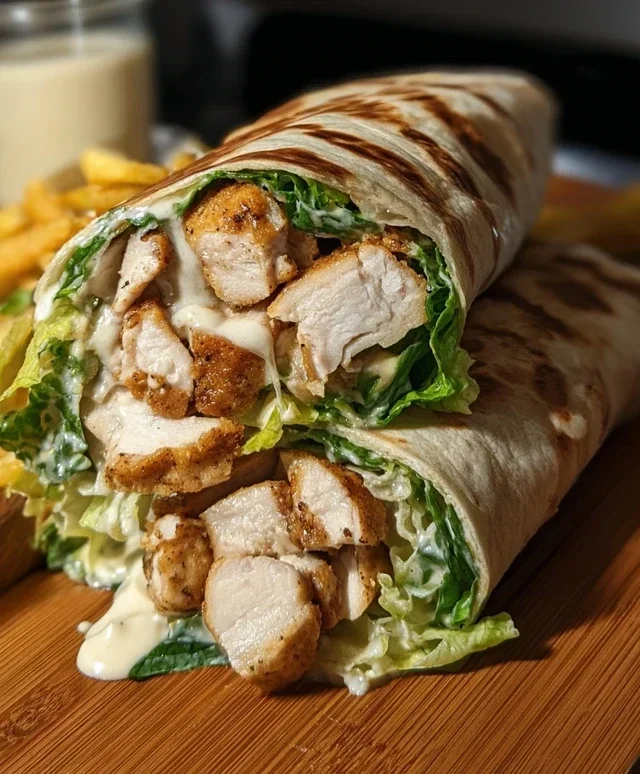 Chicken Caesar Wraps