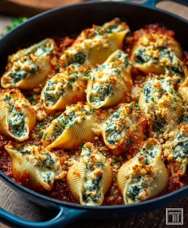 Spinach and Ricotta Stuffed Shells Recipe