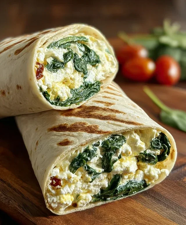 Copycat Starbucks Spinach, Egg White and Feta Wrap