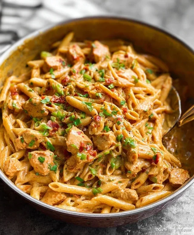 Crock Pot Creamy Cajun Chicken Pasta