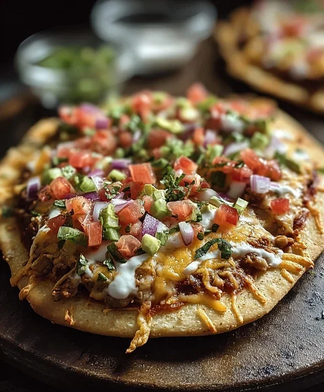 Homemade Mexican Pizza