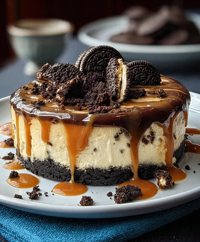 Oreo & Caramel Cheesecake