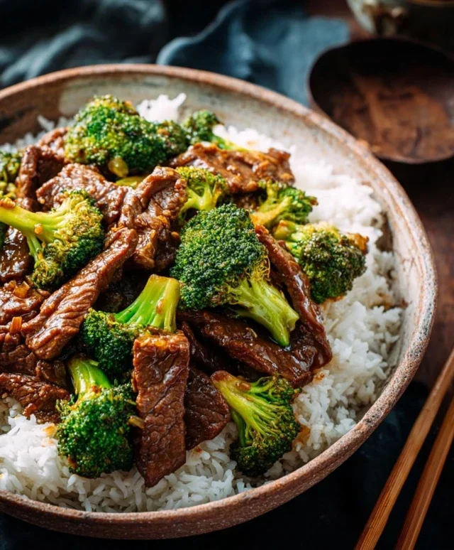 Chinese Beef and Broccoli (牛肉炒西兰花)
