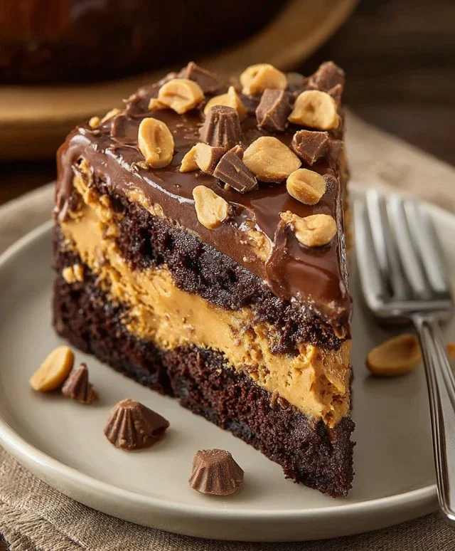 Chocolate Peanut Butter Cake