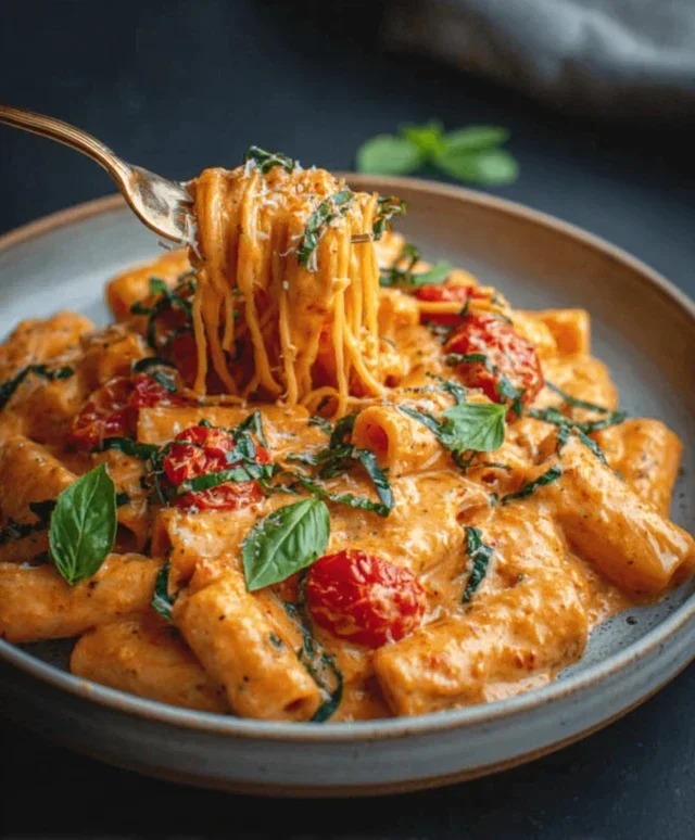 Creamy Tomato Garlic Pasta