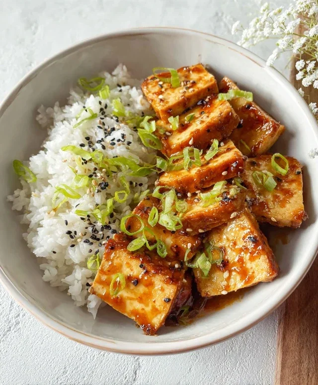 Honey Garlic Tofu