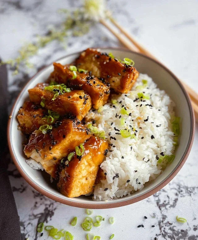 Honey Garlic Tofu