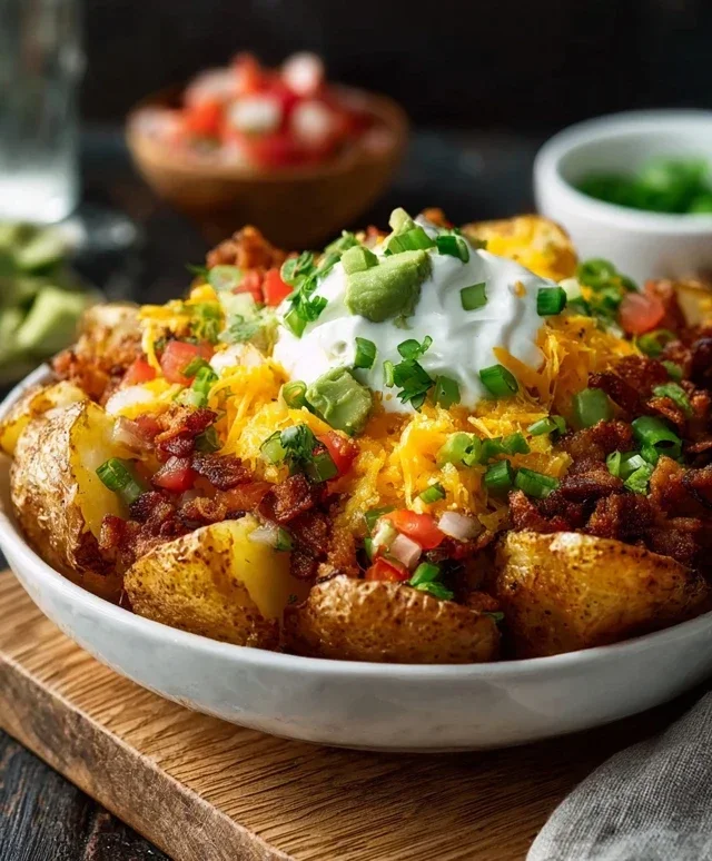 Loaded Potato Taco Bowl