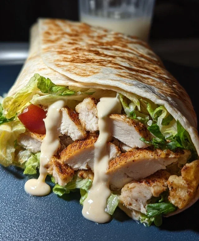 Chicken Caesar Wraps