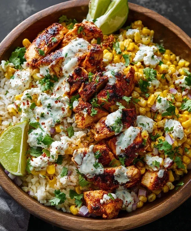Tasty Street Corn Chicken Bowl
