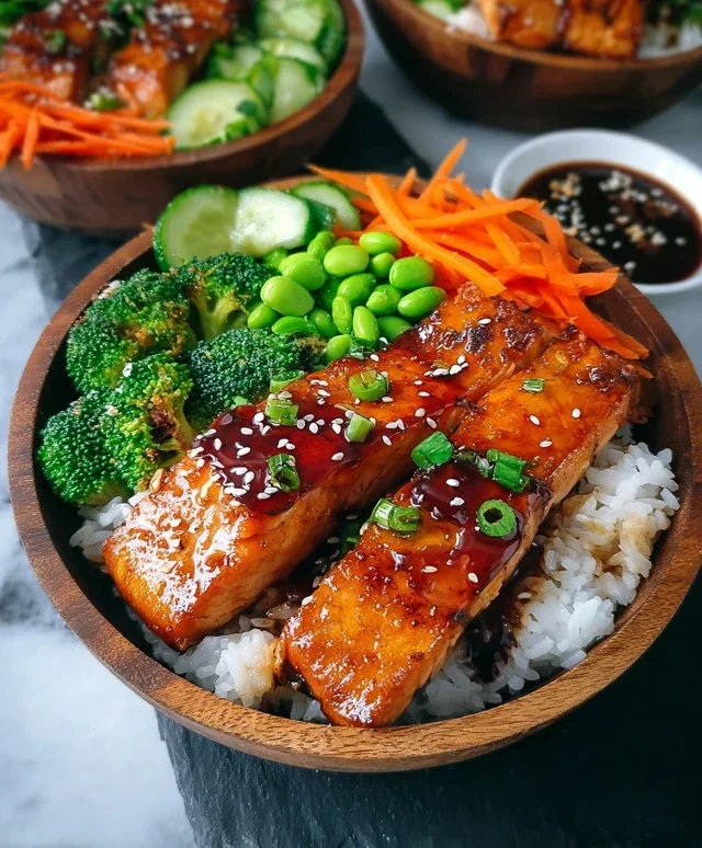 Meal Prep Teriyaki Salmon Rice Bowls