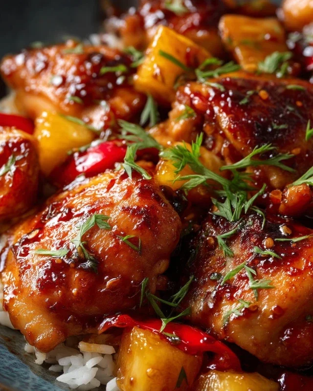 Baked Crunchy Hot Honey Chicken