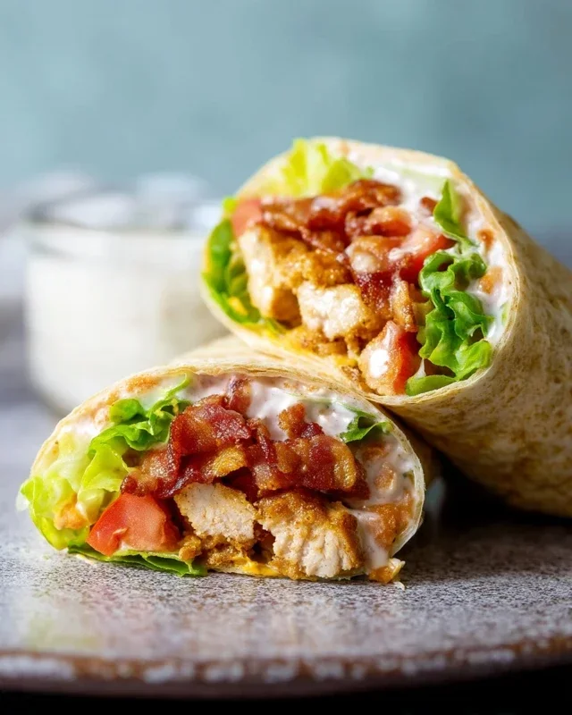 Crispy Chicken Beef Beef Bacon Ranch Wrap