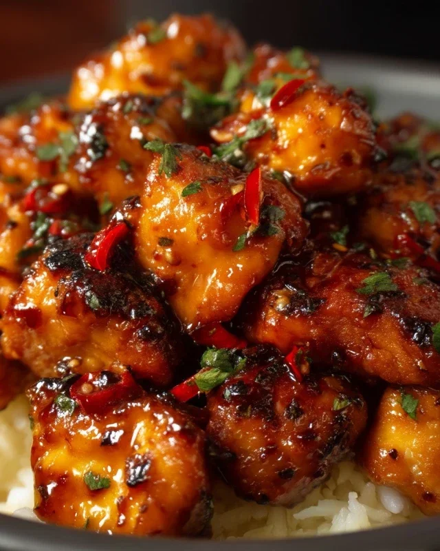 Sweet and Spicy Honey Pepper Chicken