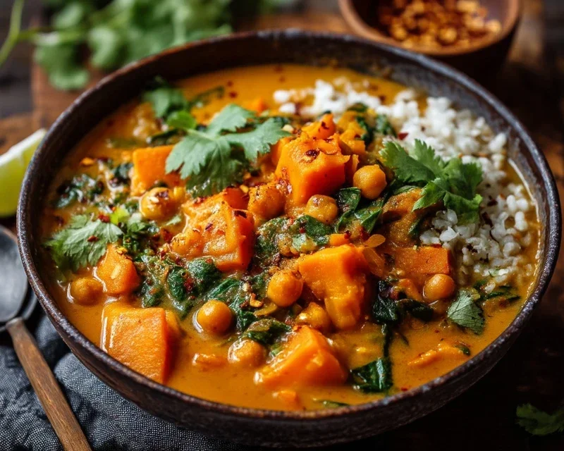 Sweet Potato and Chickpea Curry