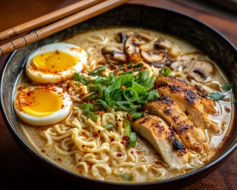 Creamy Garlic Chicken Ramen: An Incredible Ultimate Recipe