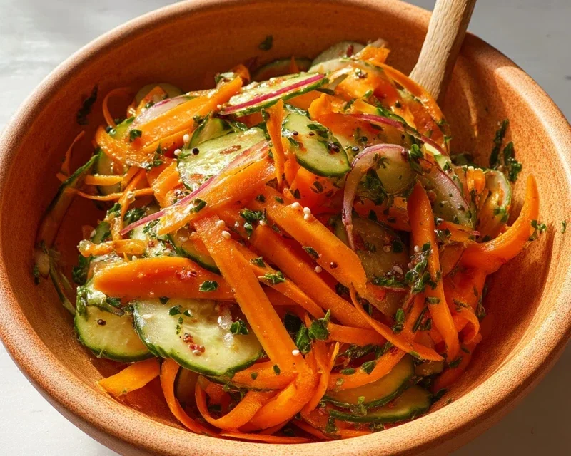 Cucumber Carrot Salad