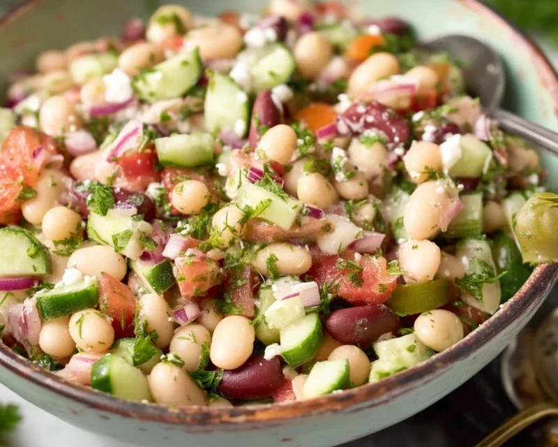 Mediterranean Bean Salad