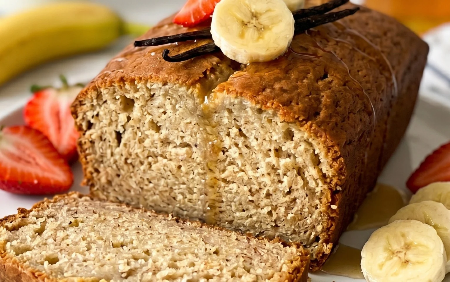 The BEST Honey Vanilla Banana Bread ~ Soft & Fluffy, Easy Recipe