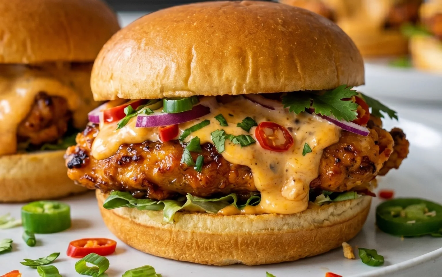 Cheesy Dynamite Chicken Buns