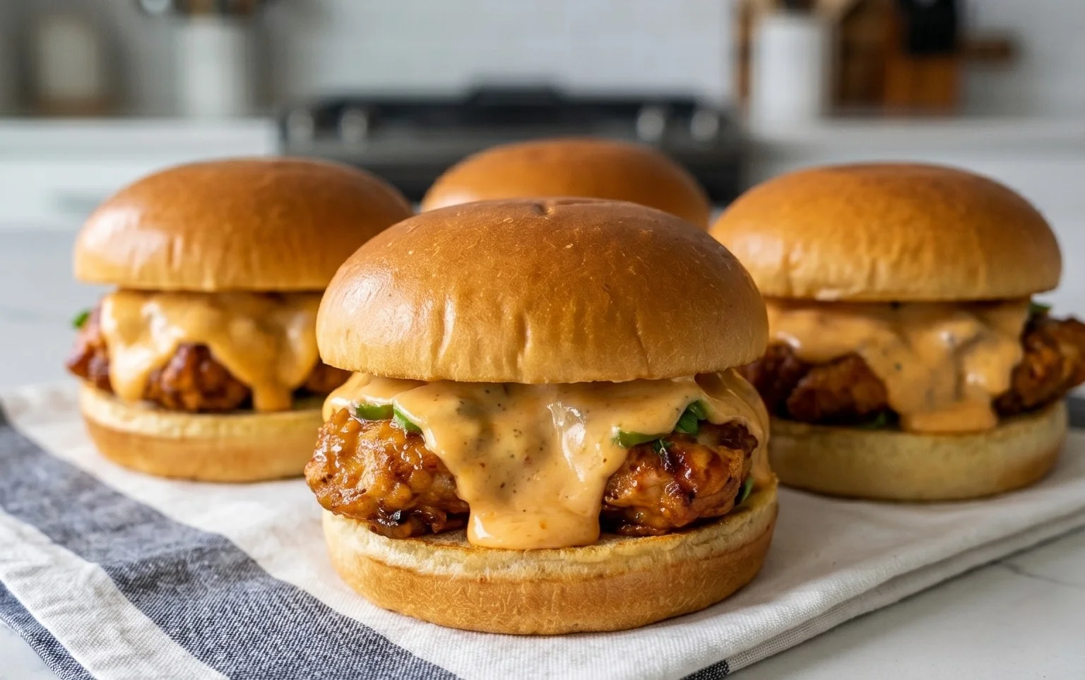 Cheesy Dynamite Chicken Buns