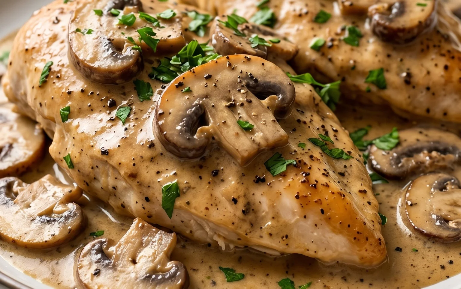 Creamy Mushroom Chicken Recipe