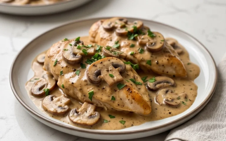 Creamy Mushroom Chicken Recipe