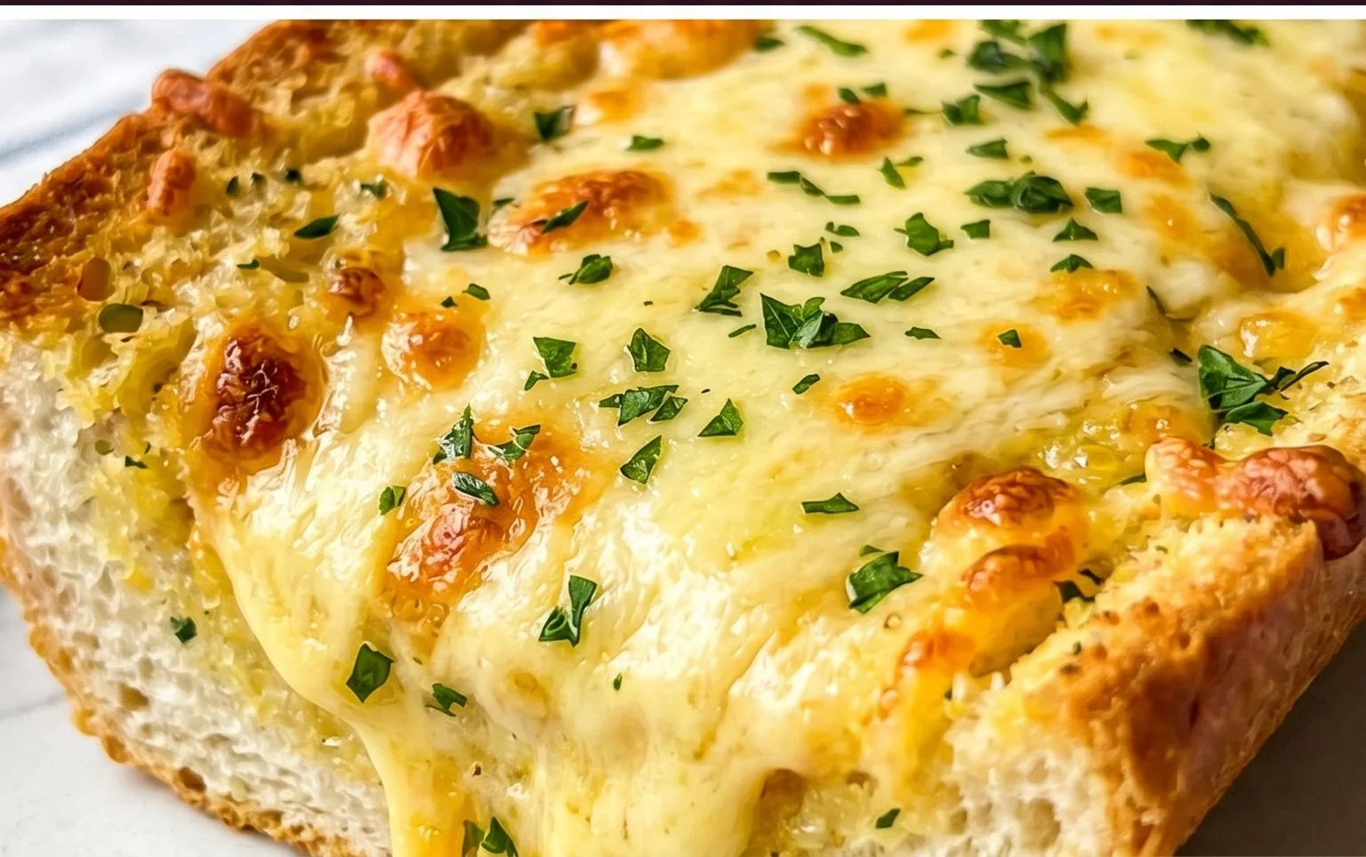 BEST CHEESY GARLIC BREAD RECIPE