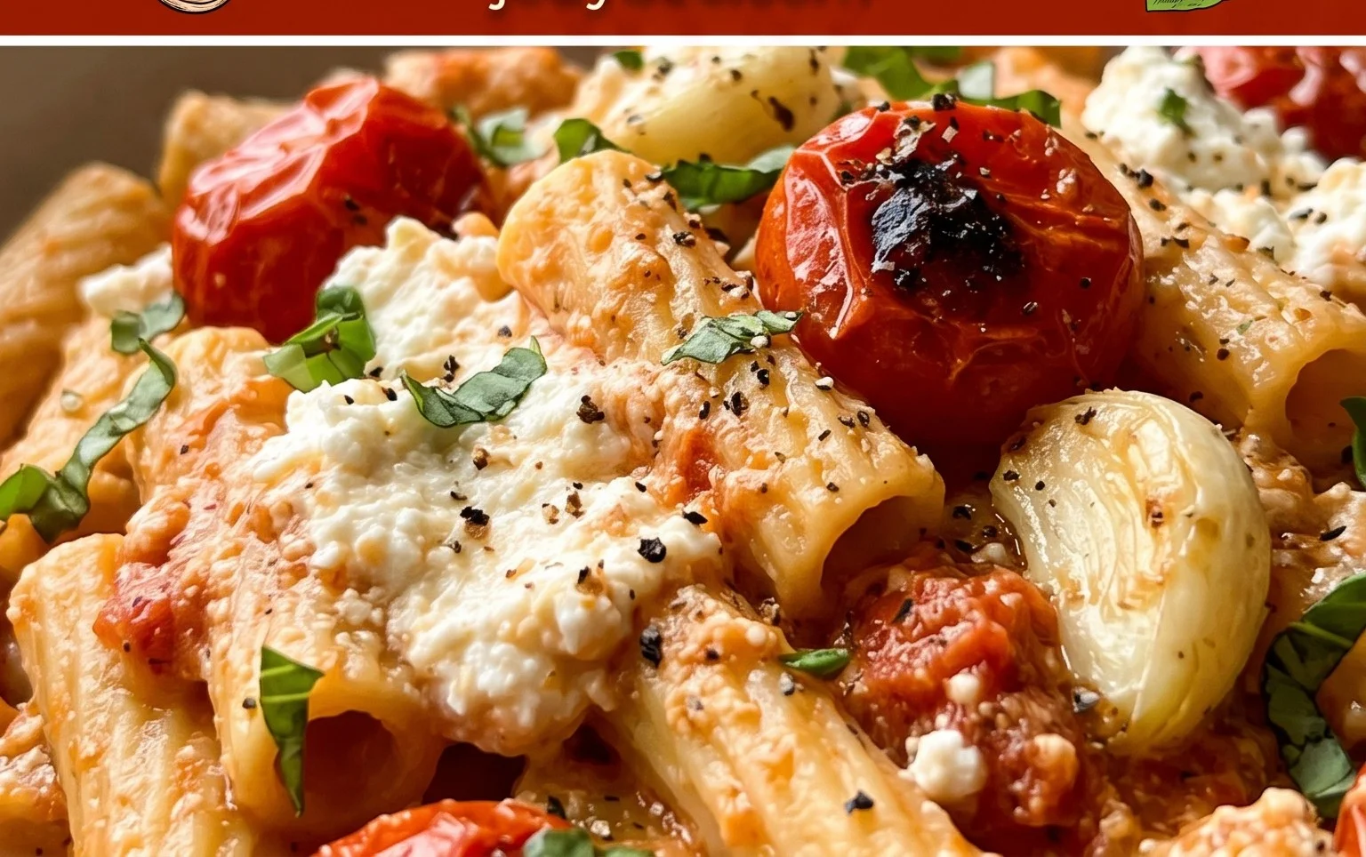Roasted Tomato and Garlic Ricotta Pasta
