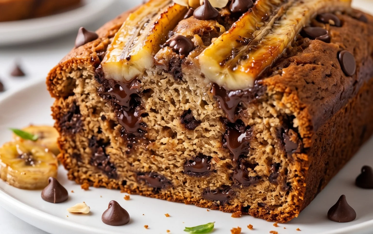 Easy Chocolate Chip Banana Bread