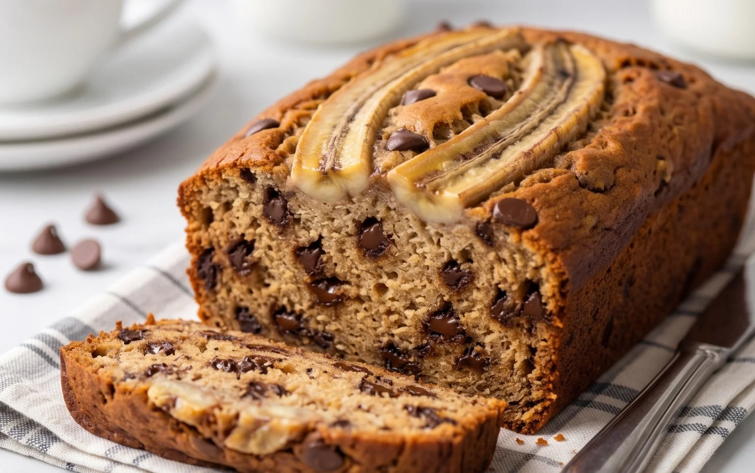 Easy Chocolate Chip Banana Bread