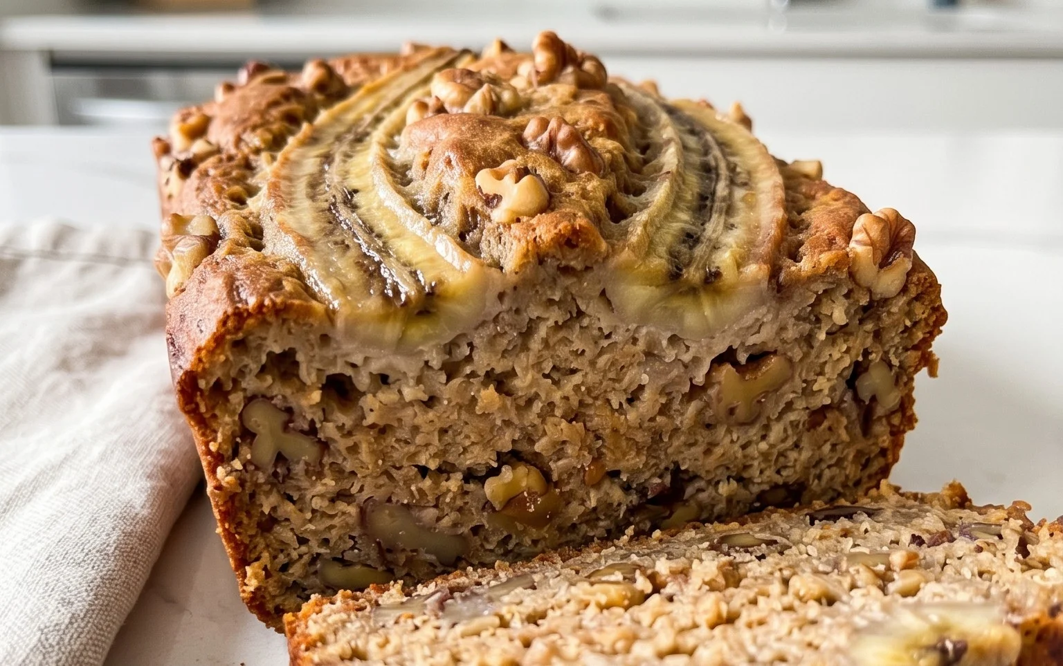 Healthy 5-Ingredient Flourless Banana Bread