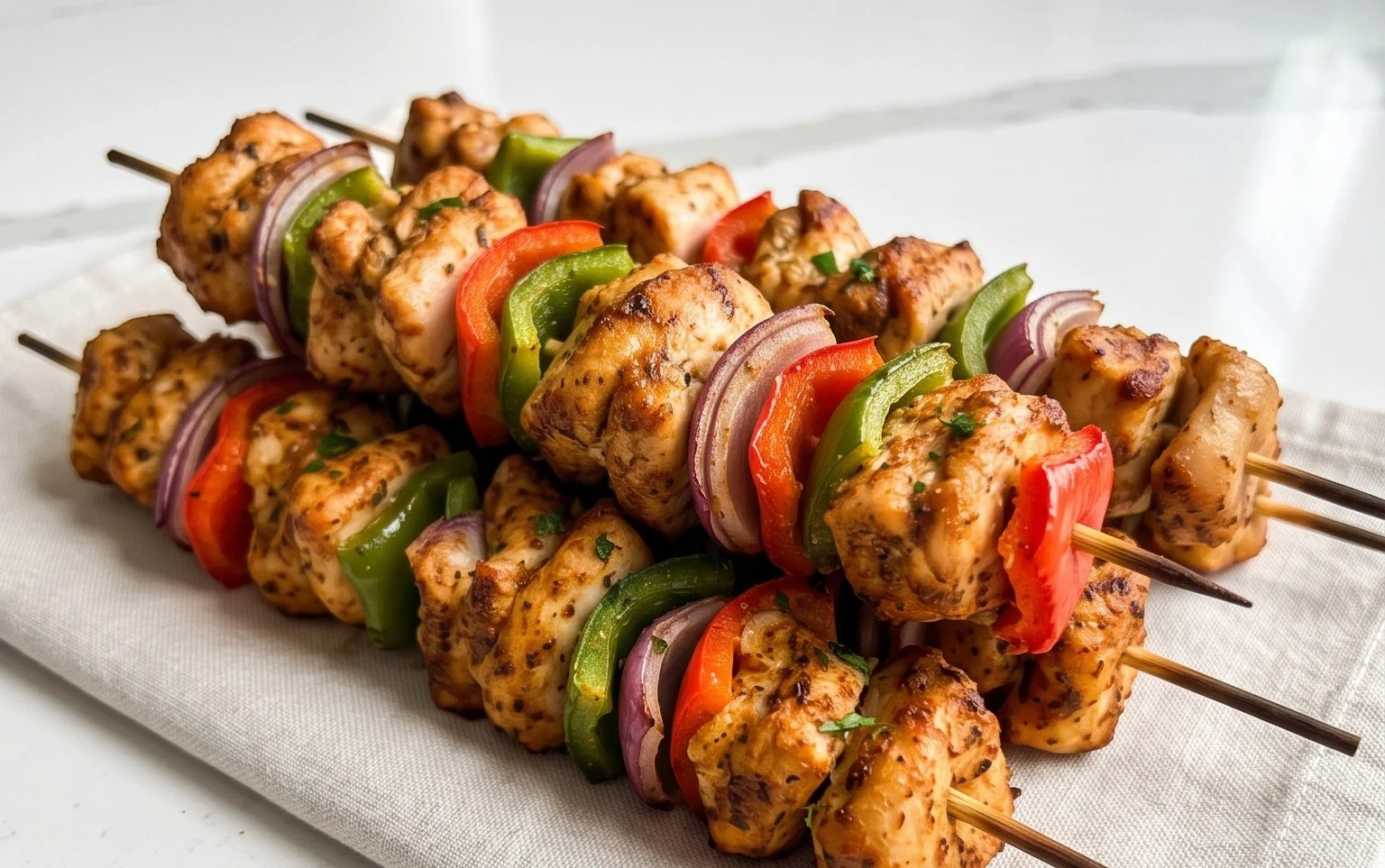 Air Fryer Chicken Skewers (VIDEO)