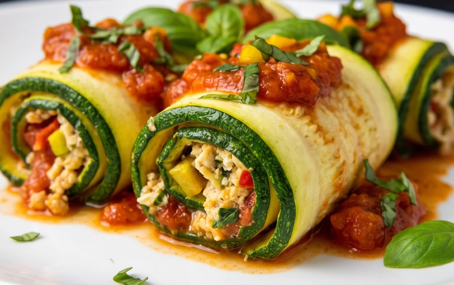 Vegan Zucchini Rollatini