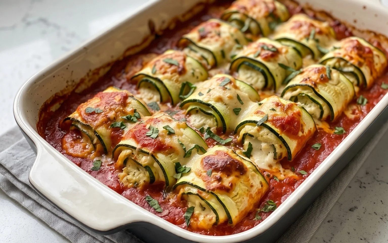 Vegan Zucchini Rollatini