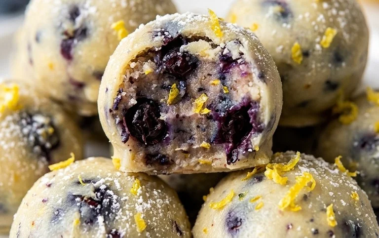 LEMON BLUEBERRY TRUFFLES 
