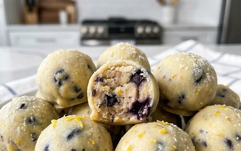 LEMON BLUEBERRY TRUFFLES