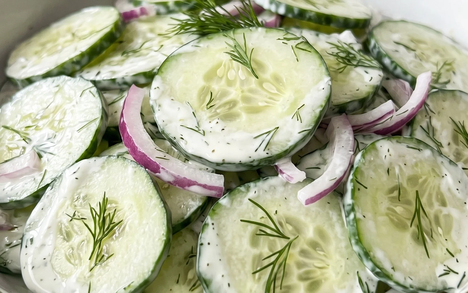 Polish Cucumber Salad