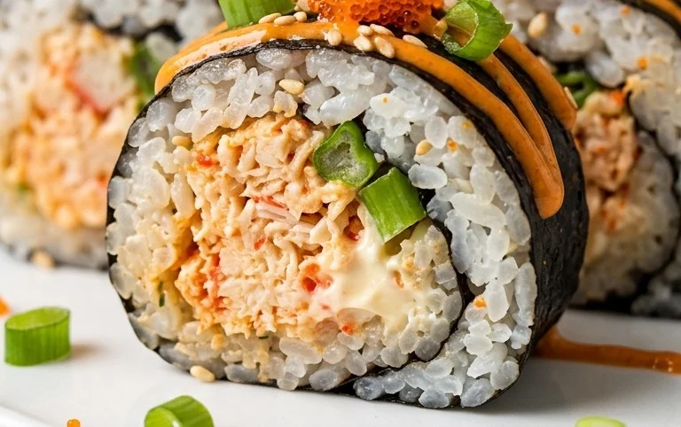 Kani Sushi (Spicy Crab Roll)