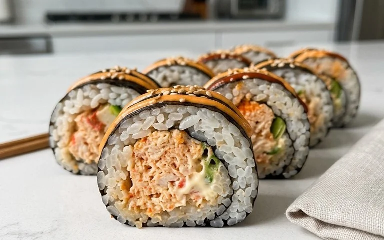 Kani Sushi (Spicy Crab Roll)