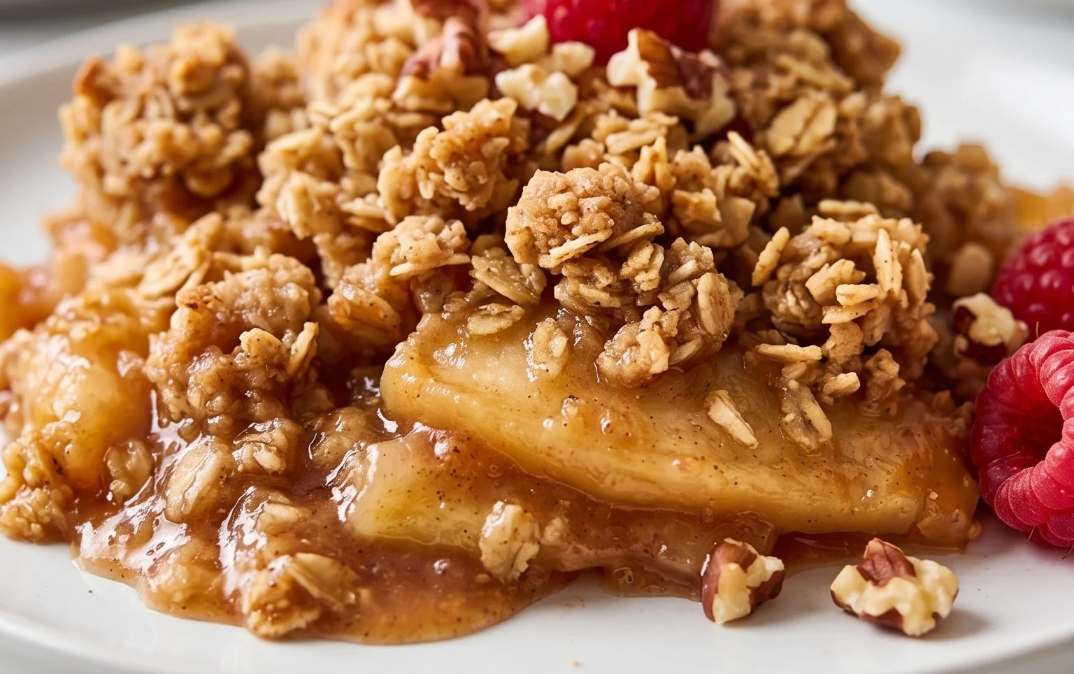 Healthy Breakfast Apple Crum extractble