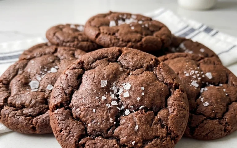 Salted Brownie Cookies