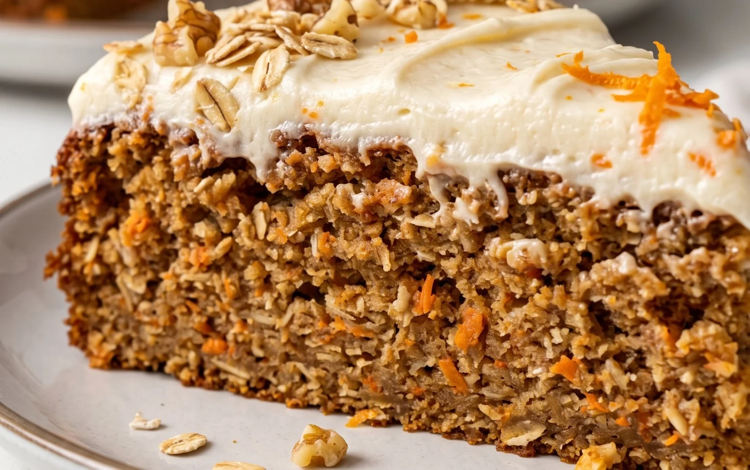 Easy Flourless Oatmeal Carrot Cake Recipe