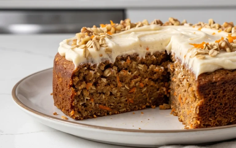 Easy Flourless Oatmeal Carrot Cake Recipe