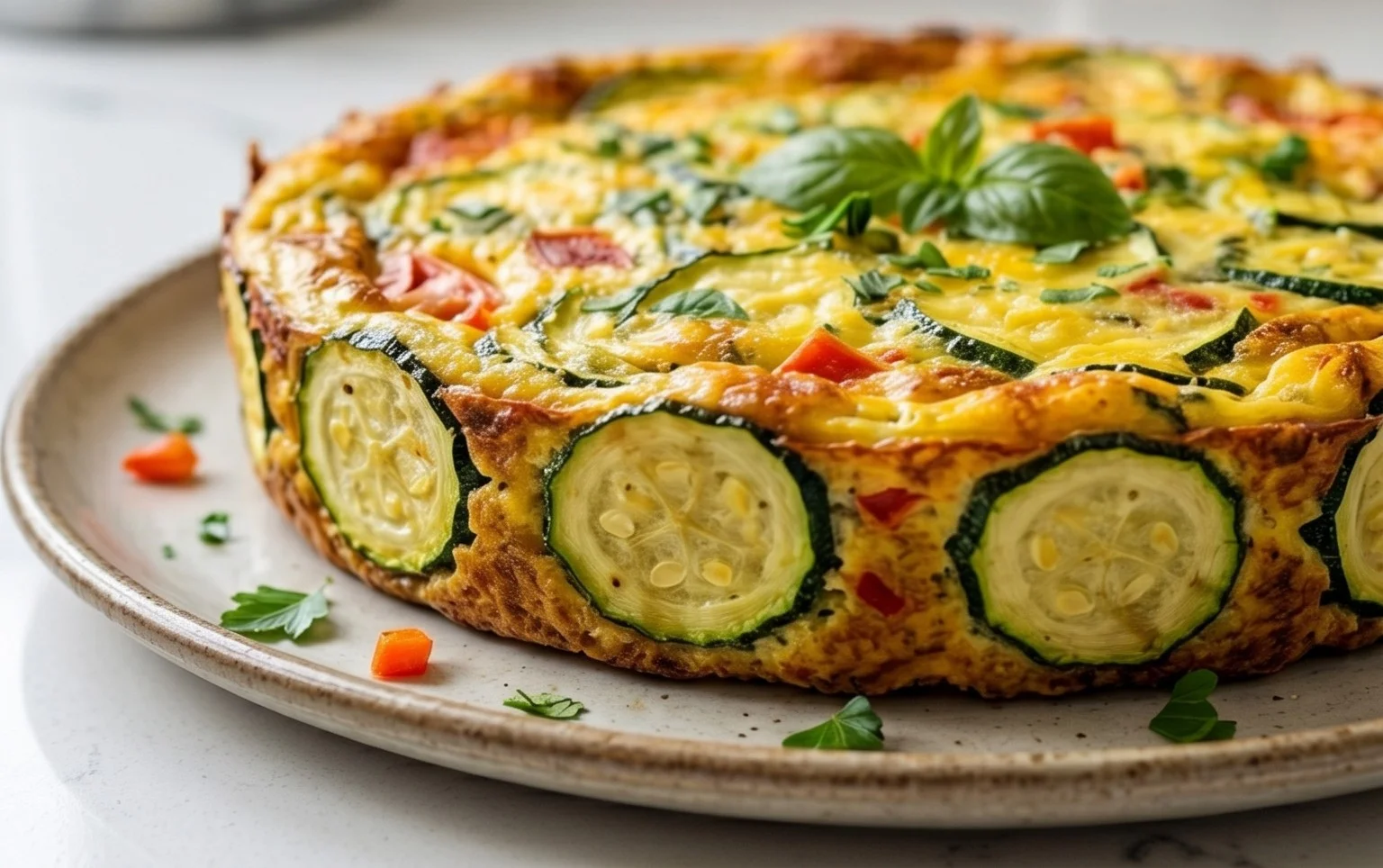 Crustless Zucchini Quiche Recipe