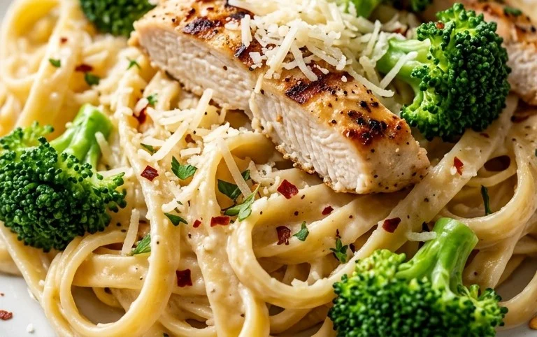 Low Calorie Chicken Alfredo