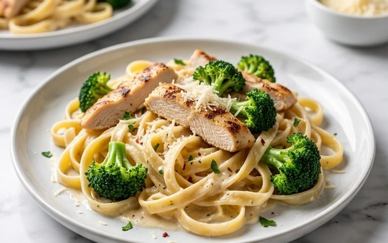 Low Calorie Chicken Alfredo