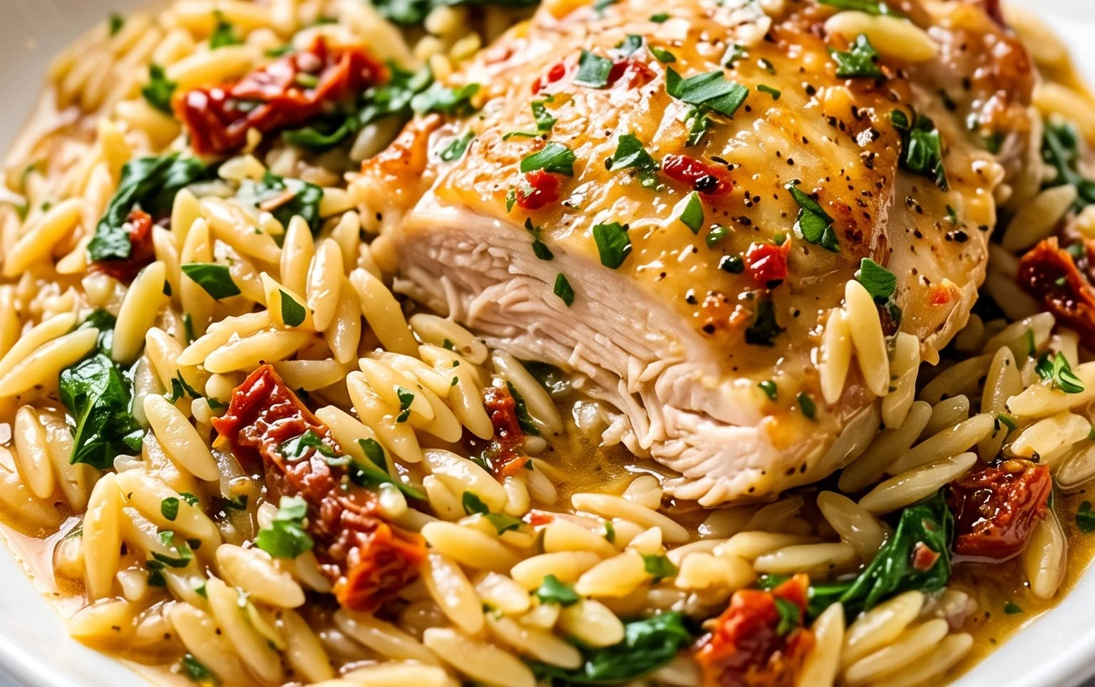 Chicken Orzo (30-Minutes, One-Pan)