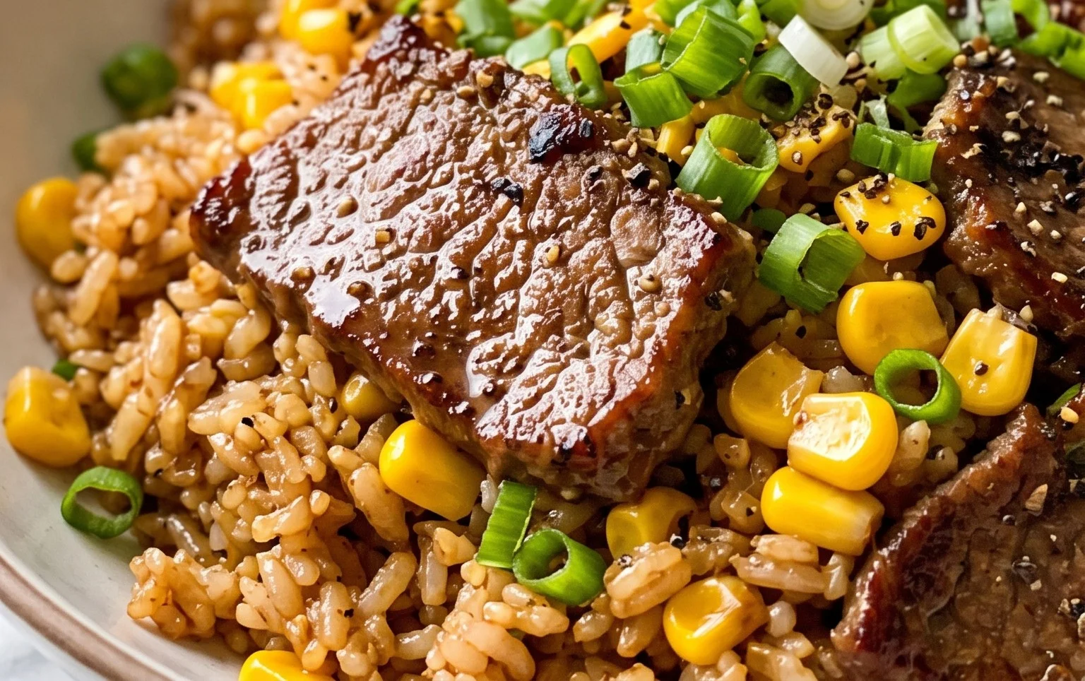 Beef Pepper Rice Bowl is a delicious meal option.